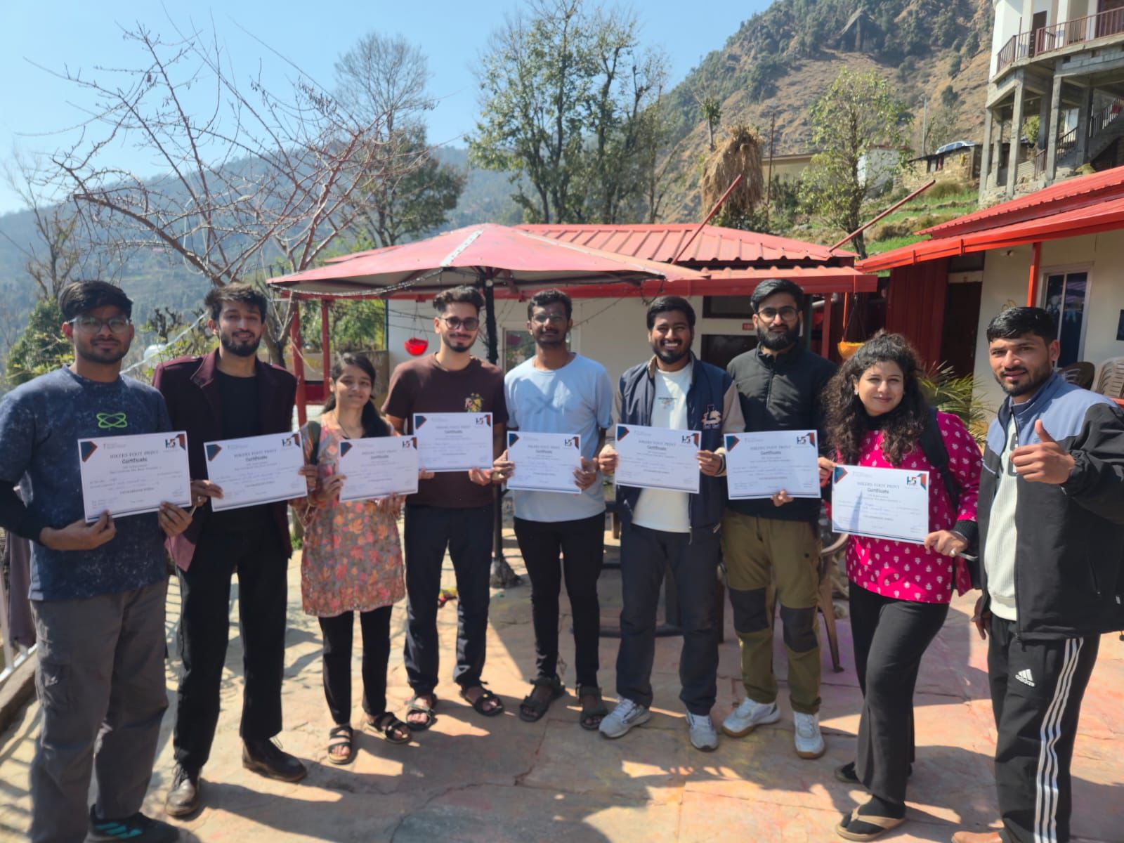 Team completed the Chopta Tungnath Chandrashilla Trek