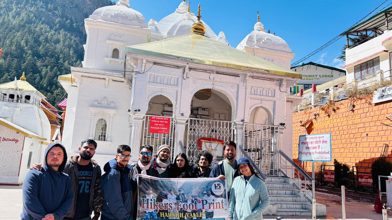 Team at Gangotri - Harshil Valley