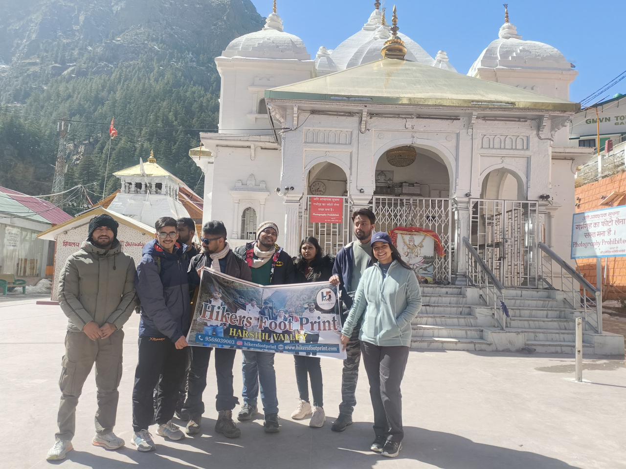 Team at Gangotri - Harshil Valley