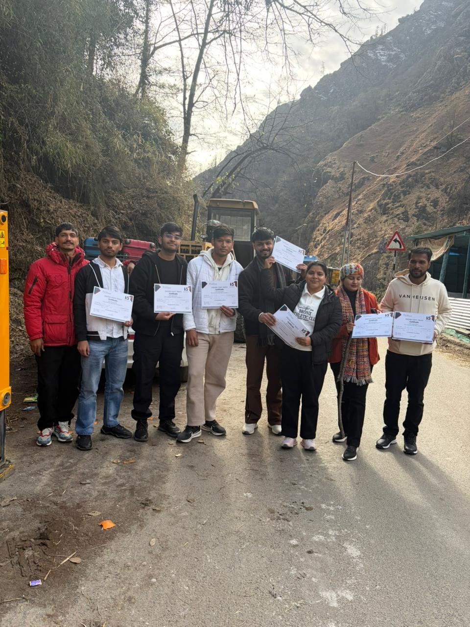 Team completed harshil valley trip